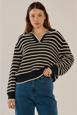 Aberdeen Polo Knit Sweater - Image 2