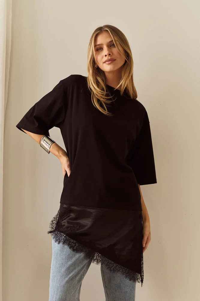 Arlo Jersey Lace Tee