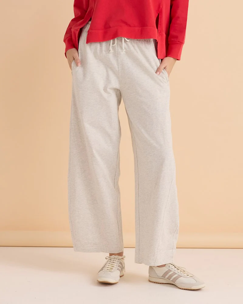 Barrel Leg Sweatpant - Grey - Image 2