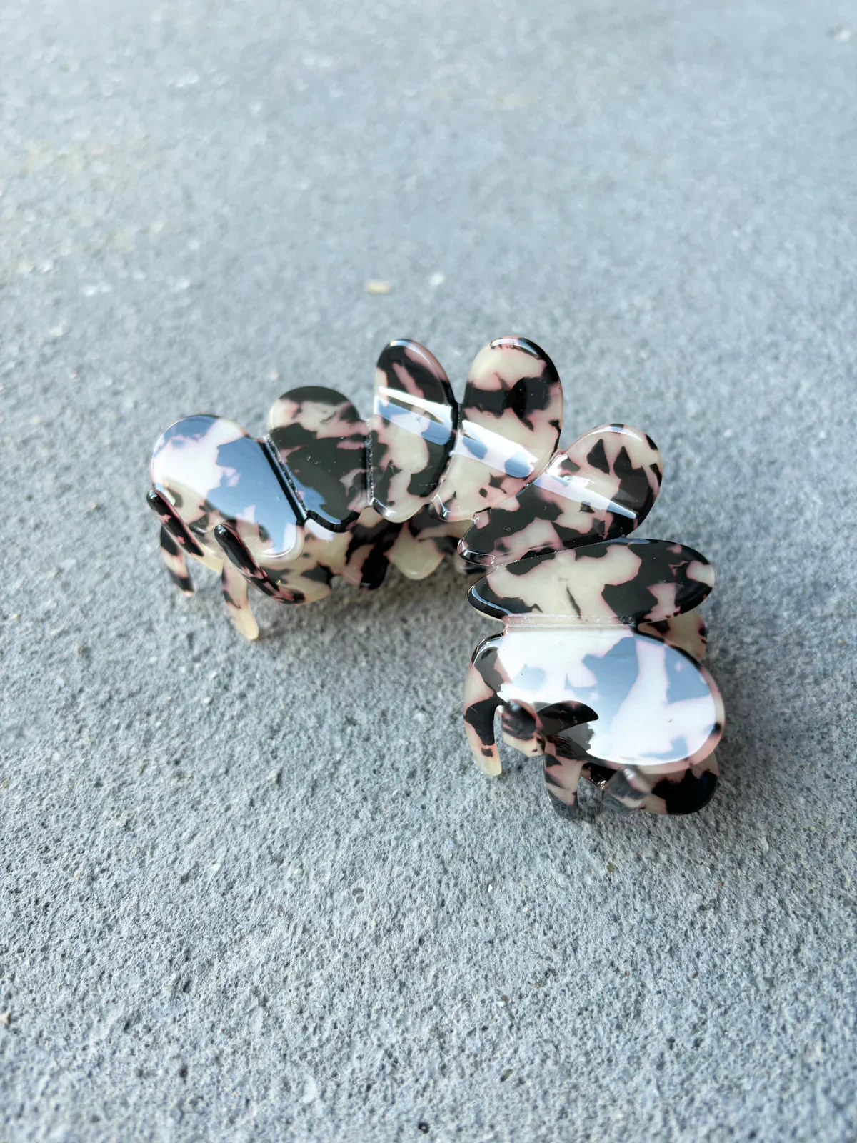 BUBBLE HAIR CLAW CLIP - Light Tort