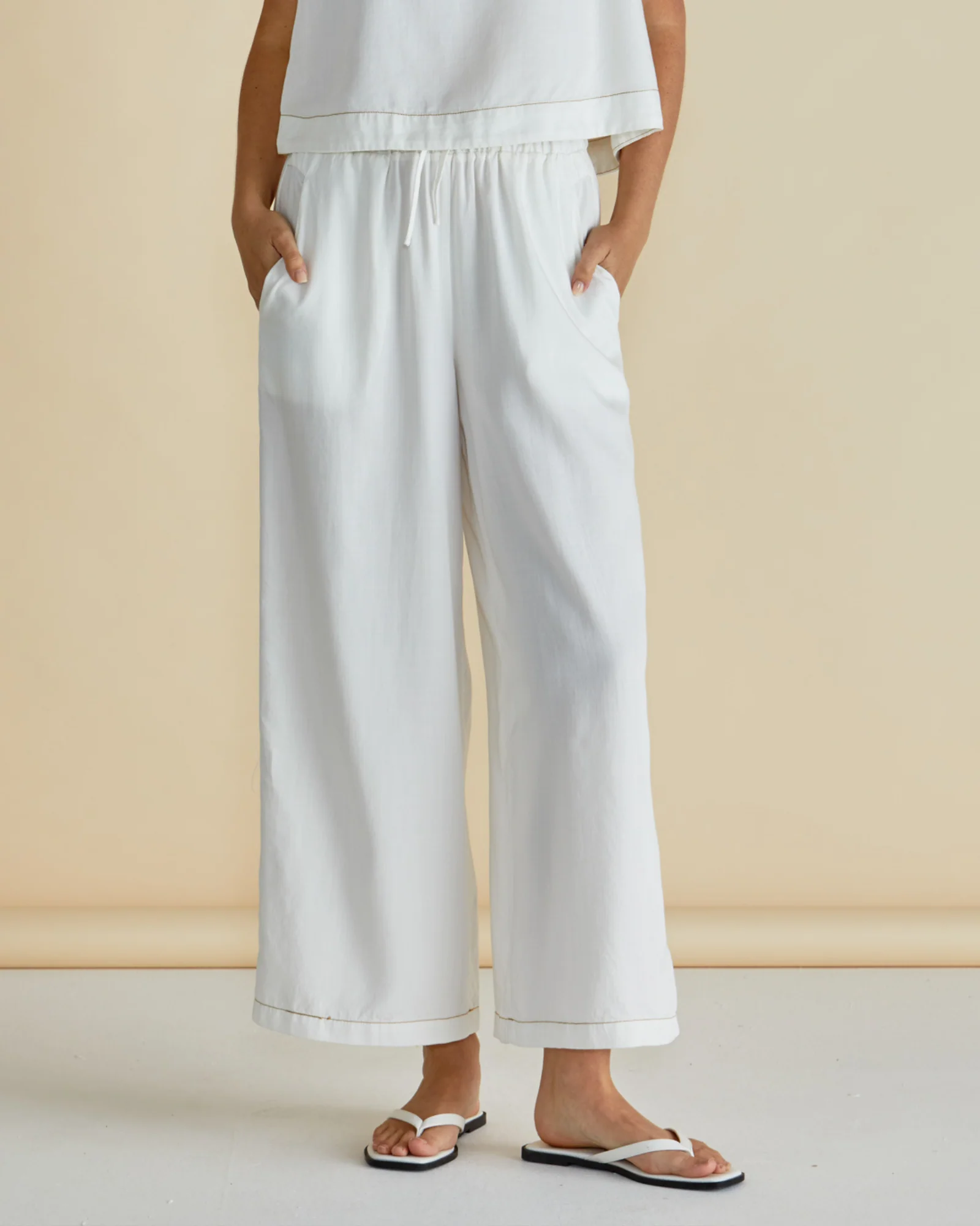 COPACABANA RELAX PANT - White