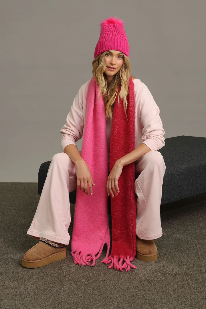 Cosette Chunky Two-Toned Scarf