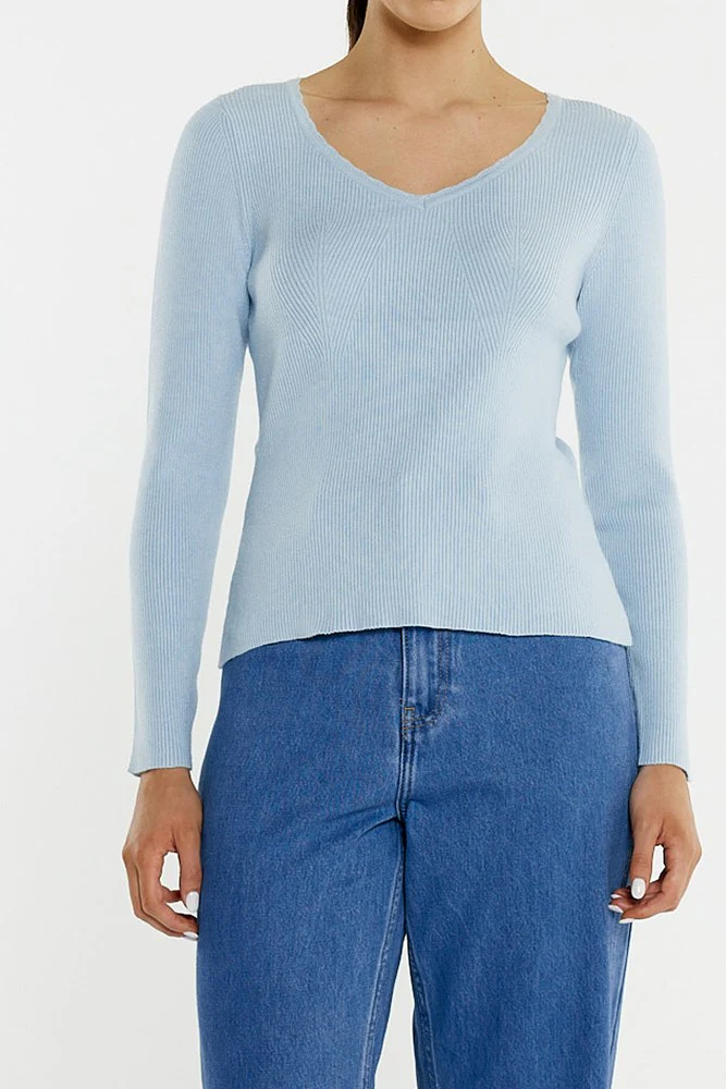 Hope Trim Knit Top - Image 3
