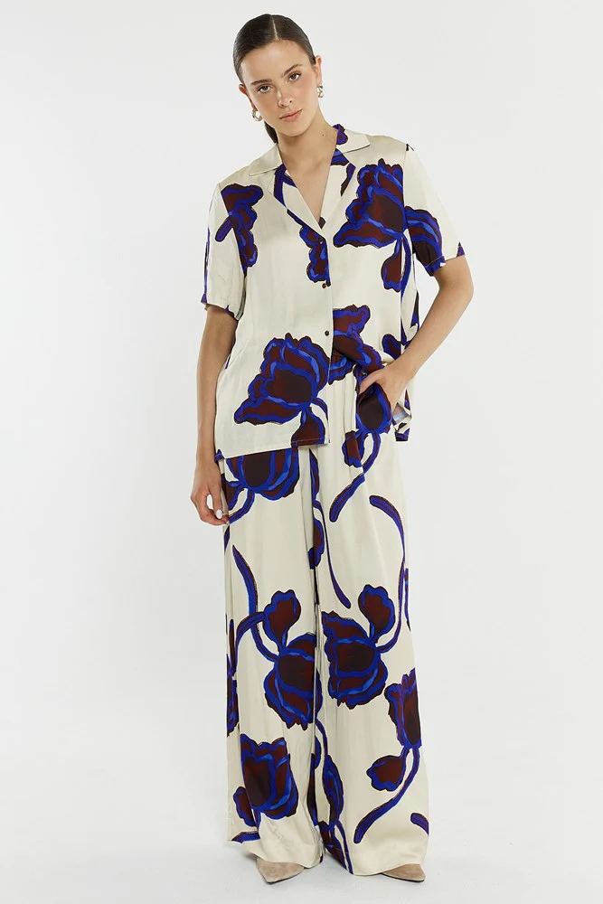 Jade Satin Shirt - Image 2