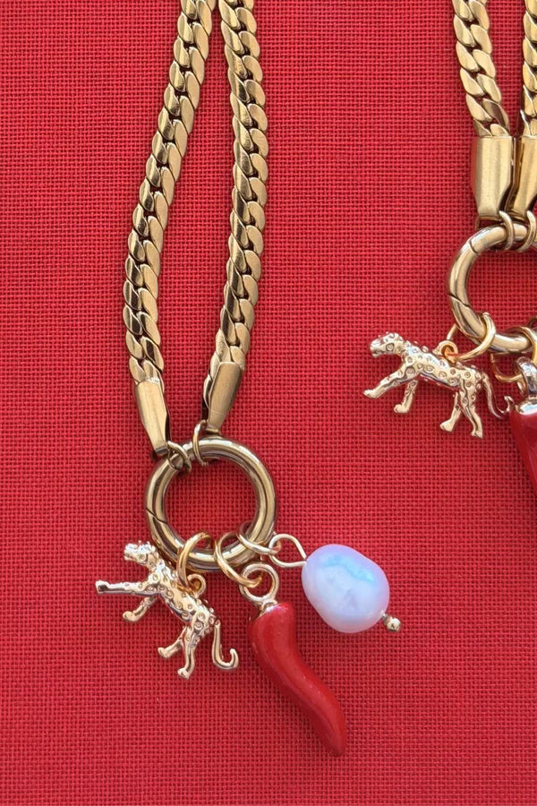 Leopard Charm Necklace - Image 3