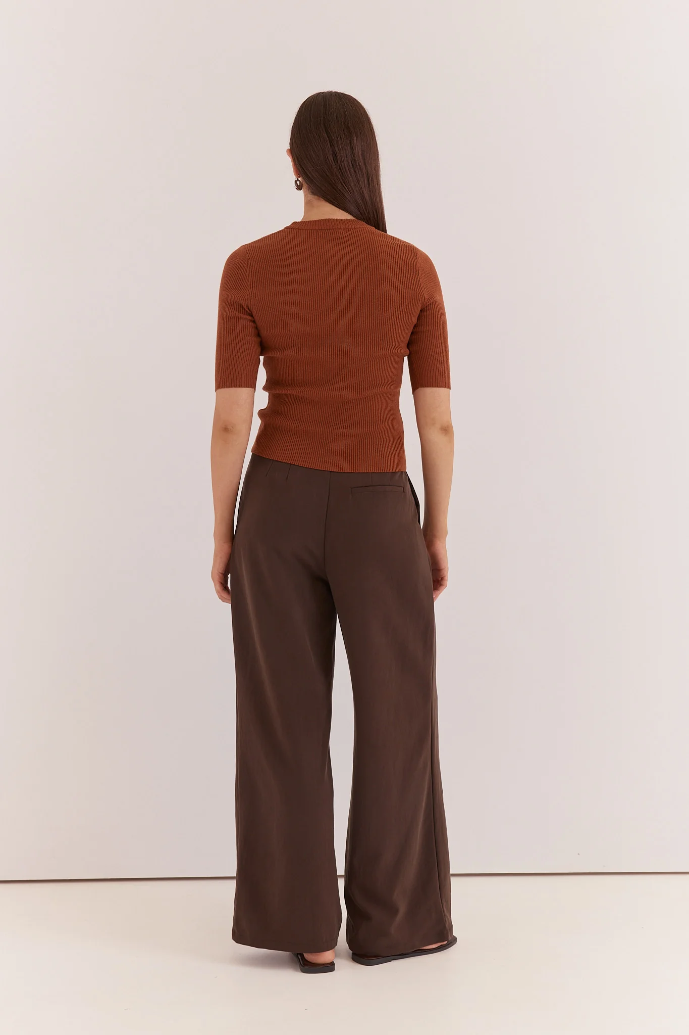 Lilee Rib Knit - Cognac - Image 4
