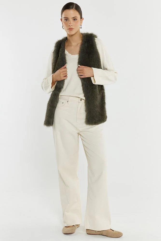 Riya Fur Gilet - Image 2