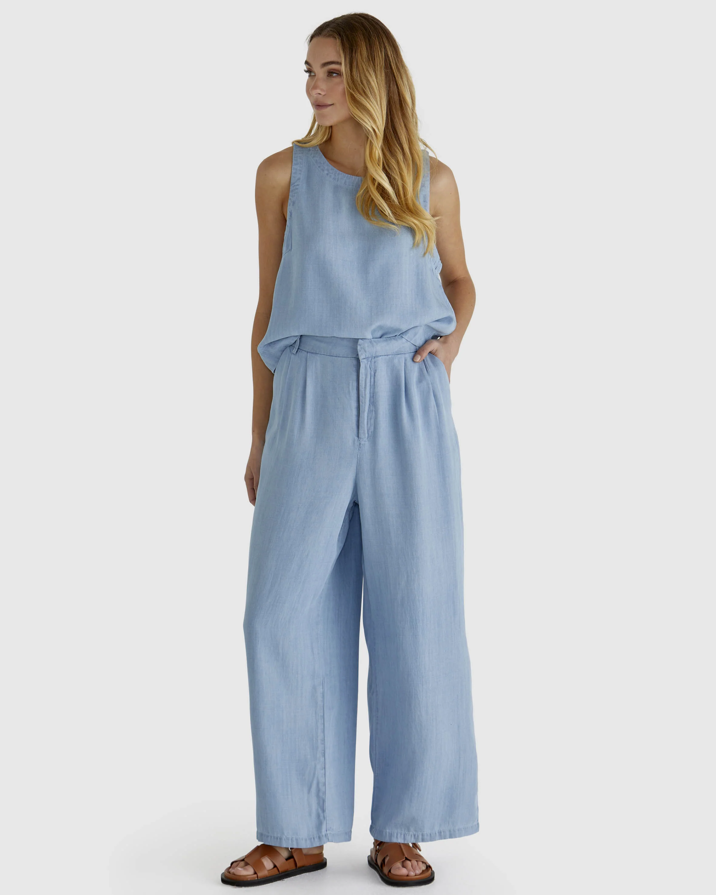 RYE PANT - Chambray - Image 2