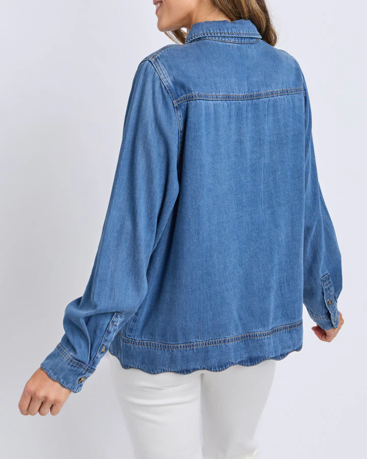 Scallop Edge L/S Shirt - Image 2
