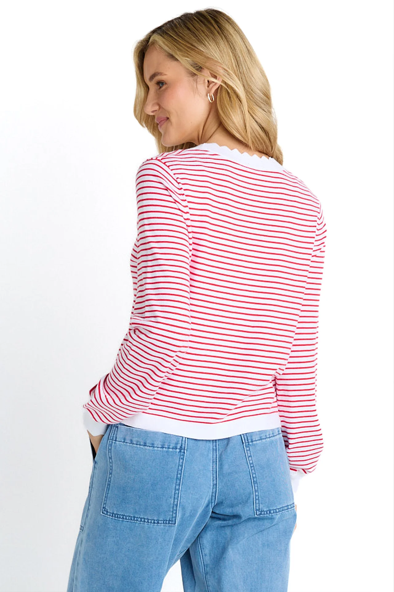 Scallop Knit Sweater - Image 4
