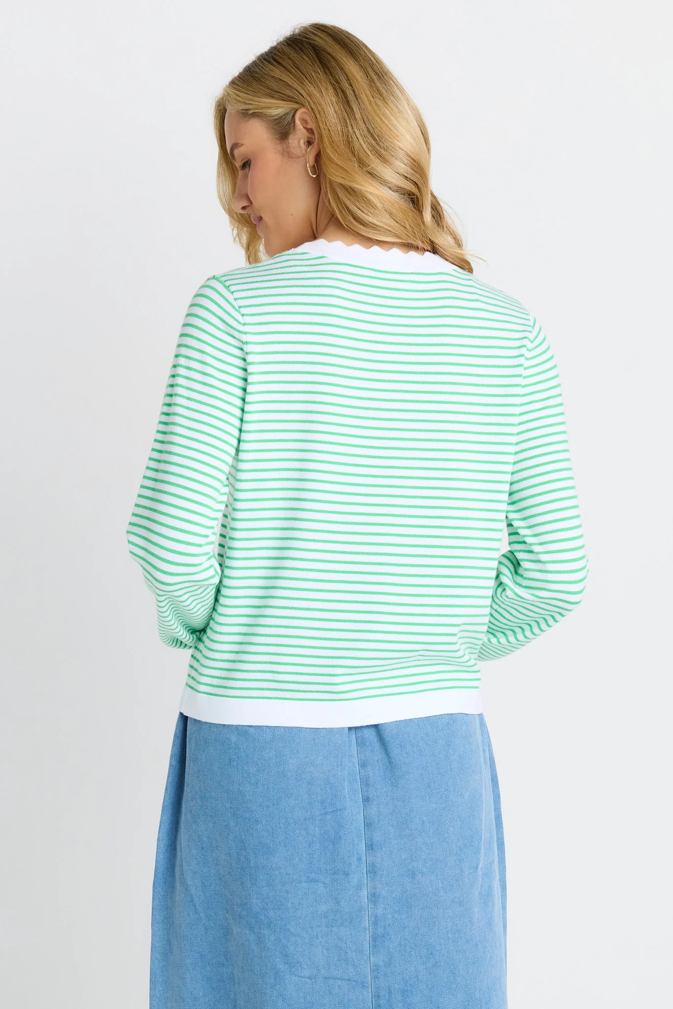 Scallop Knit Sweater - Image 4