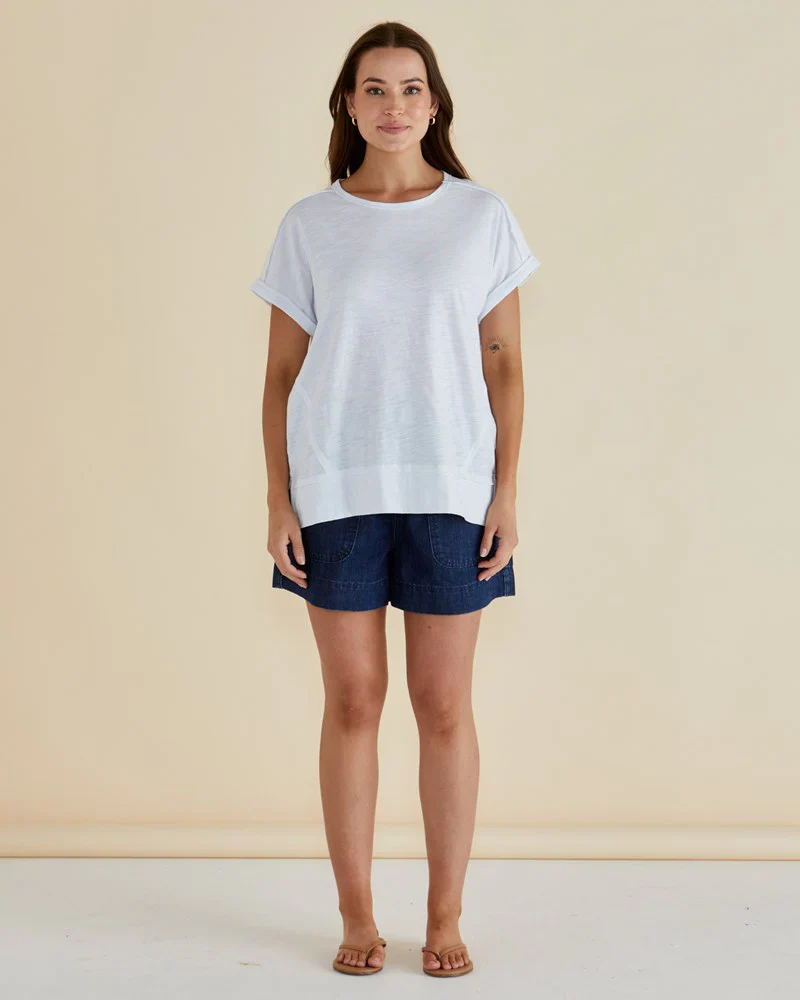 SHIRLEY SHORT SLEEVE TEE - White - Image 2