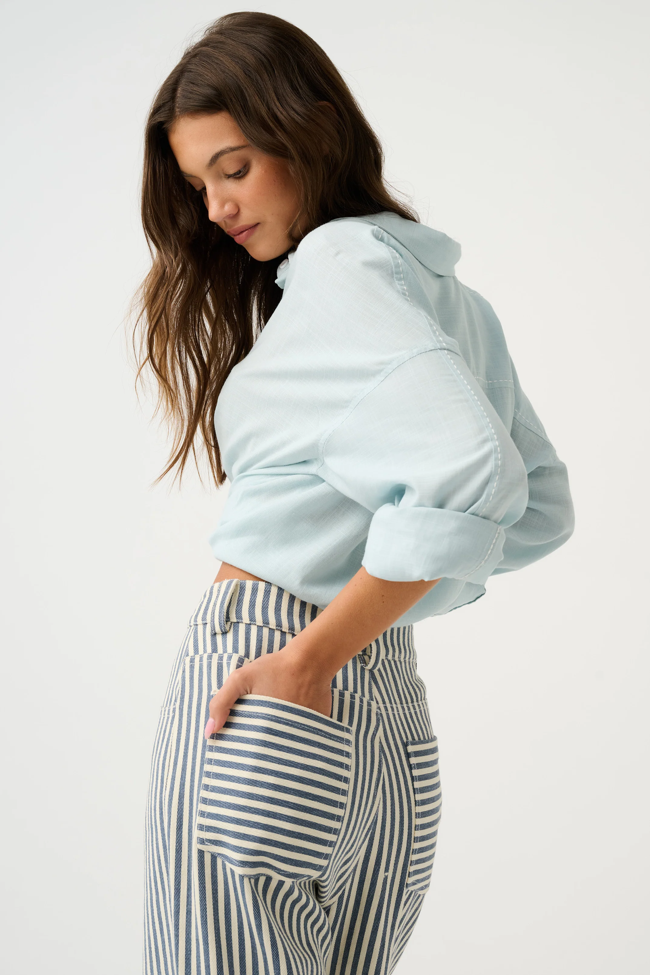 SYLAS JEAN - Stripe Denim - Image 2