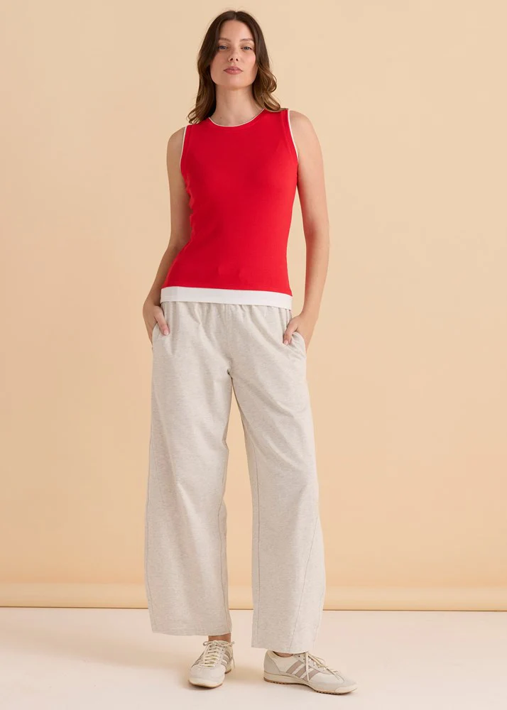 Thea Tank Top - Red - Image 2