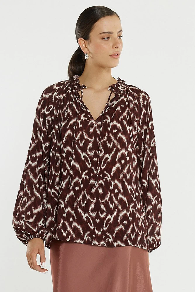 Willow Tie Front Blouse