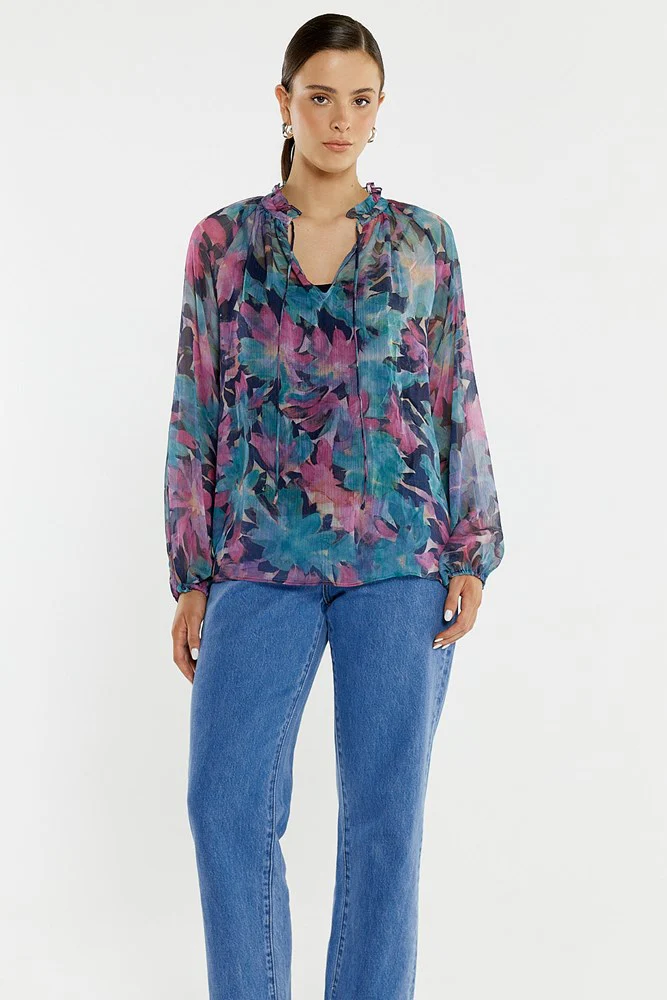 Willow Tie Front Blouse - Image 2
