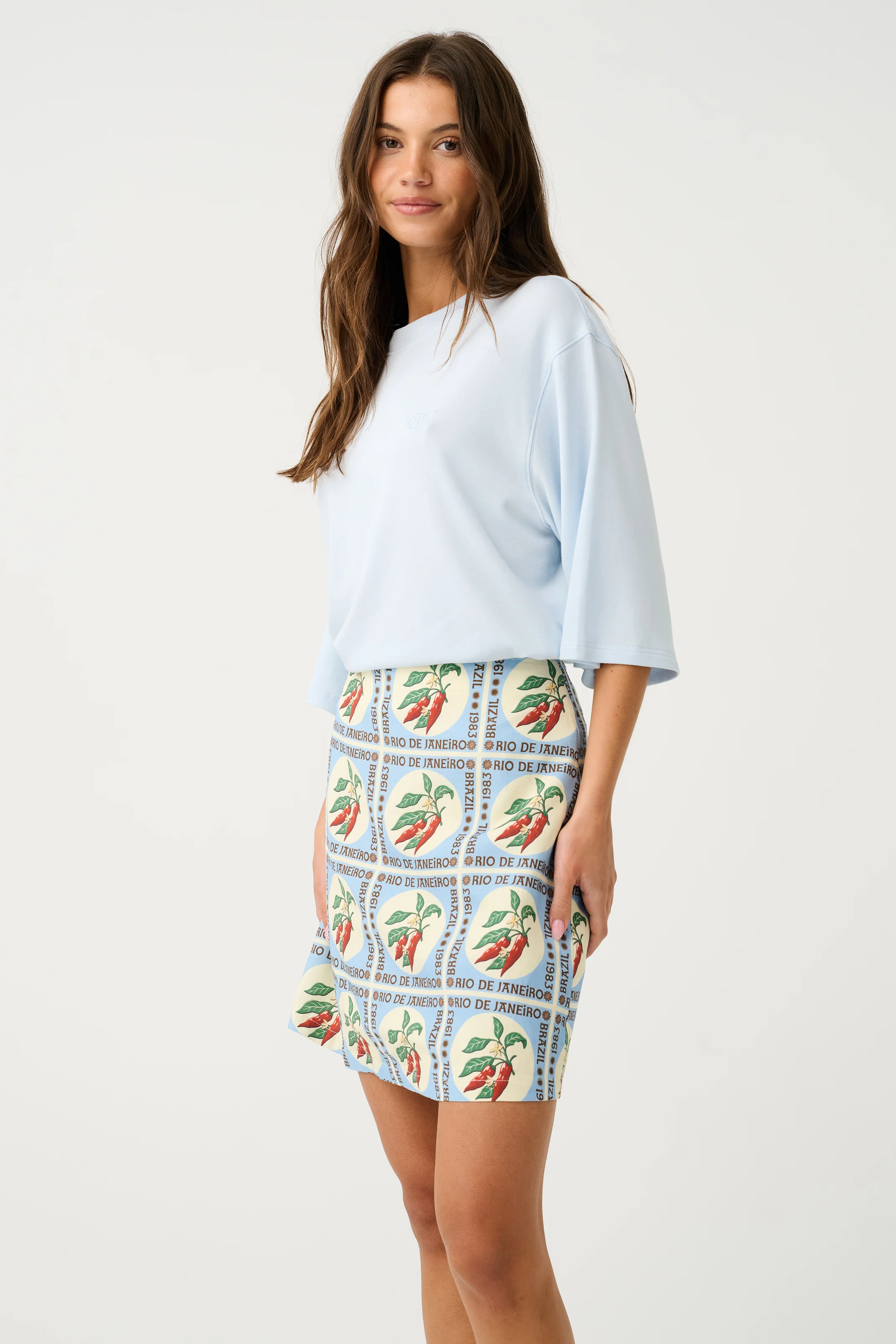 ZYLA MINI SKIRT - Chilli - Image 2